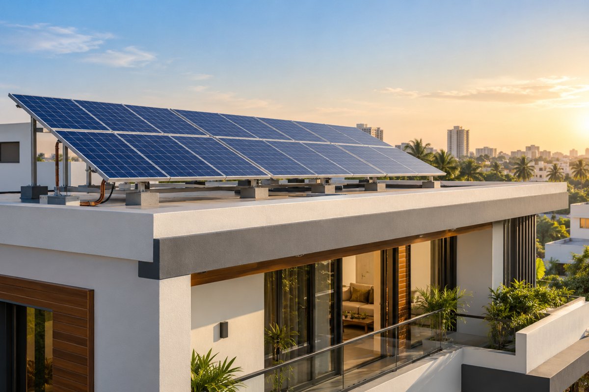 Solar EPC installation by Nilesh Techno Solutions